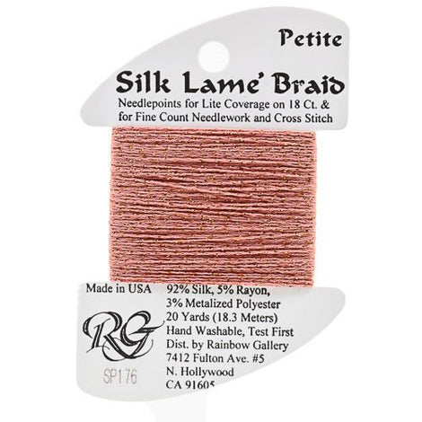 RBGL - Silk Lame Braid - 13 Count - LB-0176 - Coral