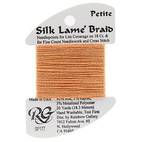 RBGL - Silk Lame Braid - Petite - SP-0177 - Orange Pop