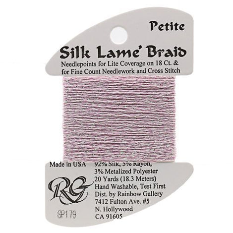 RBGL - Silk Lame Braid - 18 Count - SL-0179 - Cotton Candy