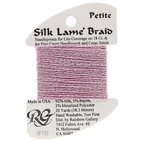 RBGL - Silk Lame Braid - Petite - SP-0182 - Chateau Rose