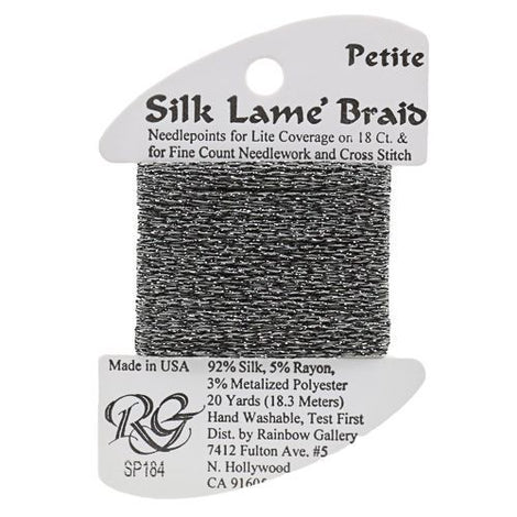 RBGL - Silk Lame Braid - Petite - SP-0184 - Pavement