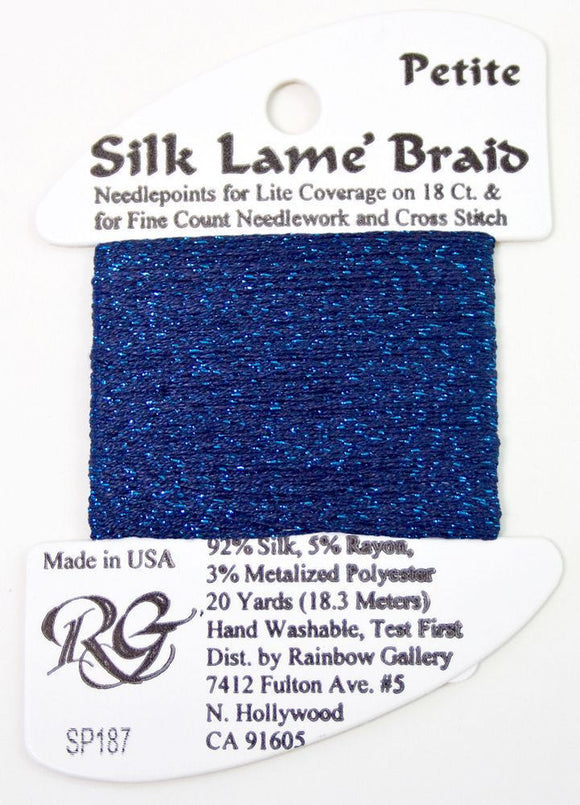 RBGL - Silk Lame Braid - 13 Count - LB-0187 - Mood Indigo