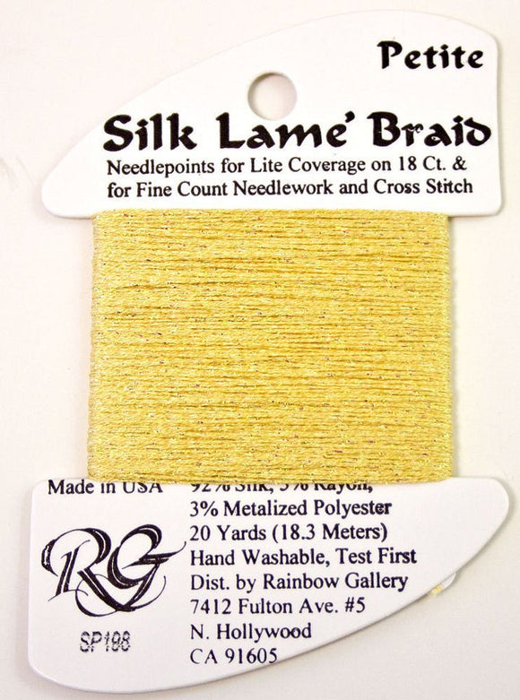 RBGL - Silk Lame Braid - 18 Count - SL-0188 - Vanilla