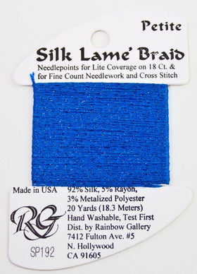 RBGL - Silk Lame Braid - 18 Count - SL-0192 - Bluebird