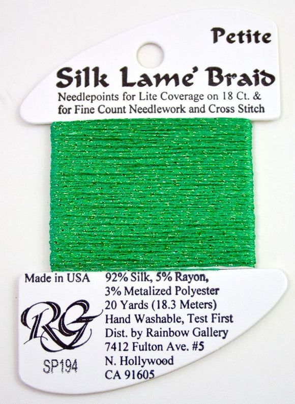 RBGL - Silk Lame Braid - 18 Count - SL-0194 - Greenbrier