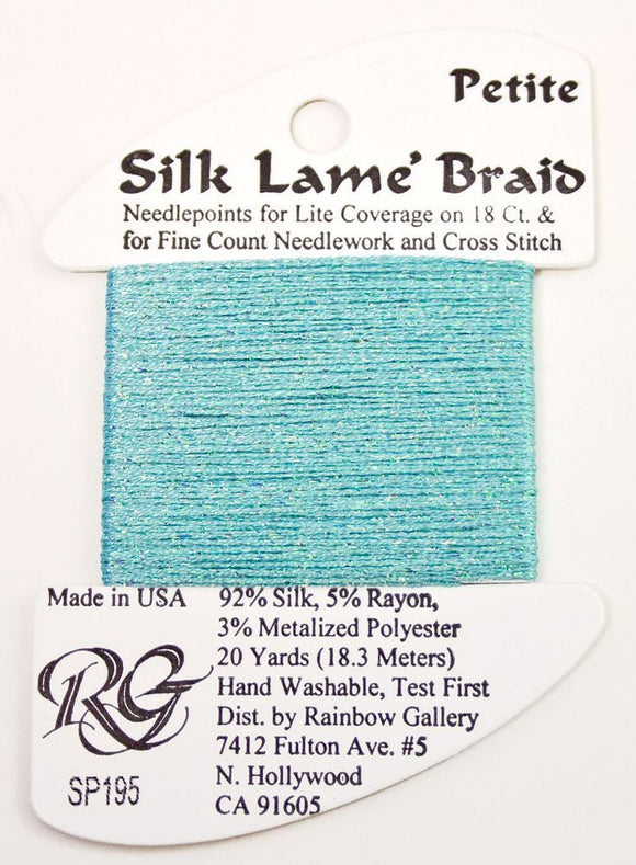 RBGL - Silk Lame Braid - 18 Count - SL-0195 - Marine Blue