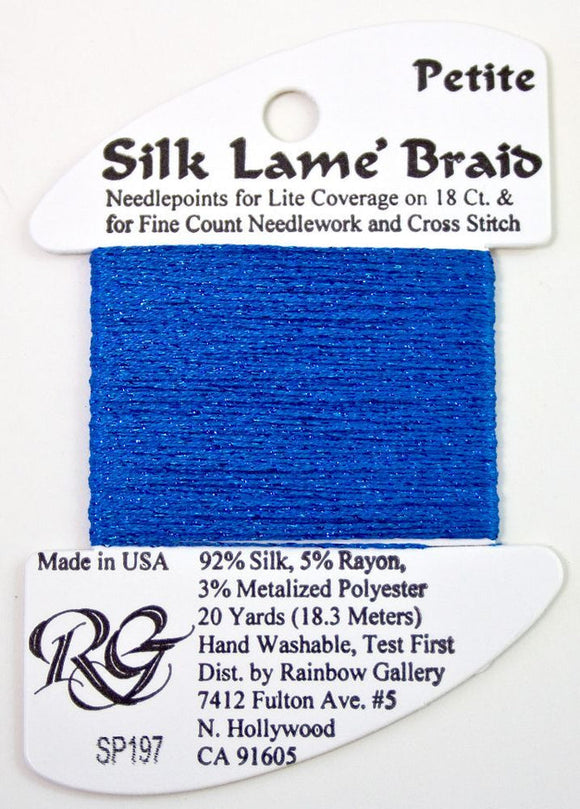 RBGL - Silk Lame Braid - 18 Count - SL-0197 - Star Sapphire