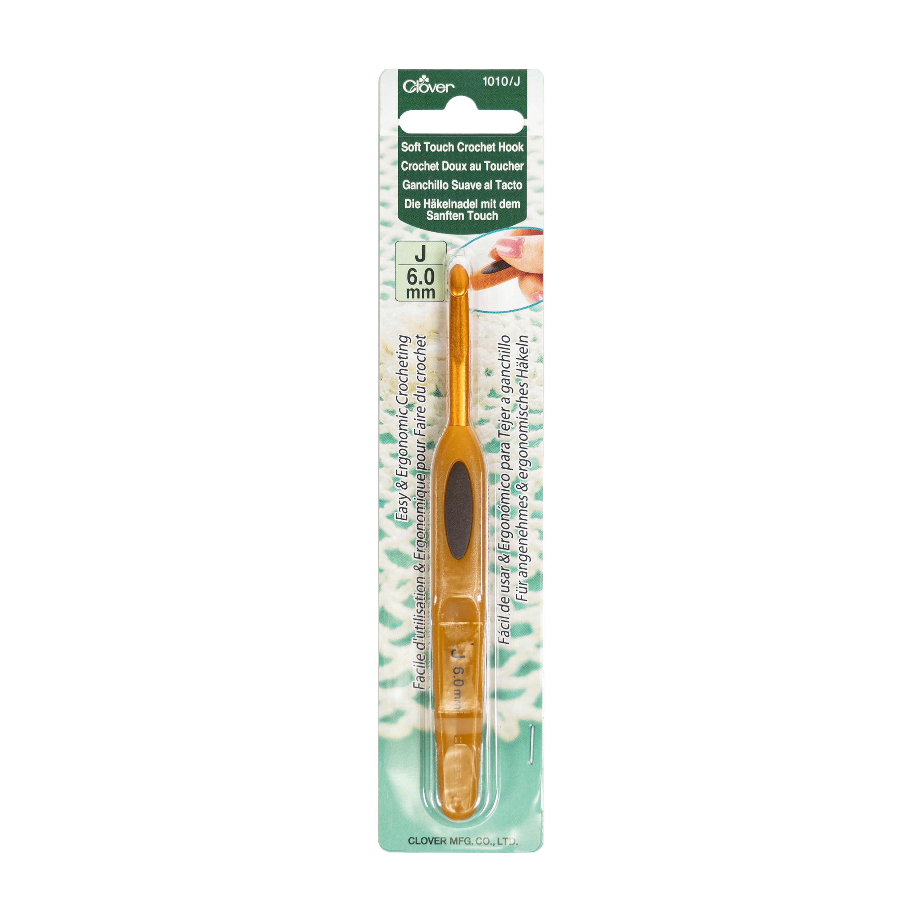 CLV - Soft Touch Crochet Hook J (6mm)