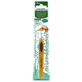 CLV - Soft Touch Steel Crochet Hook 4 (1.25 mm)