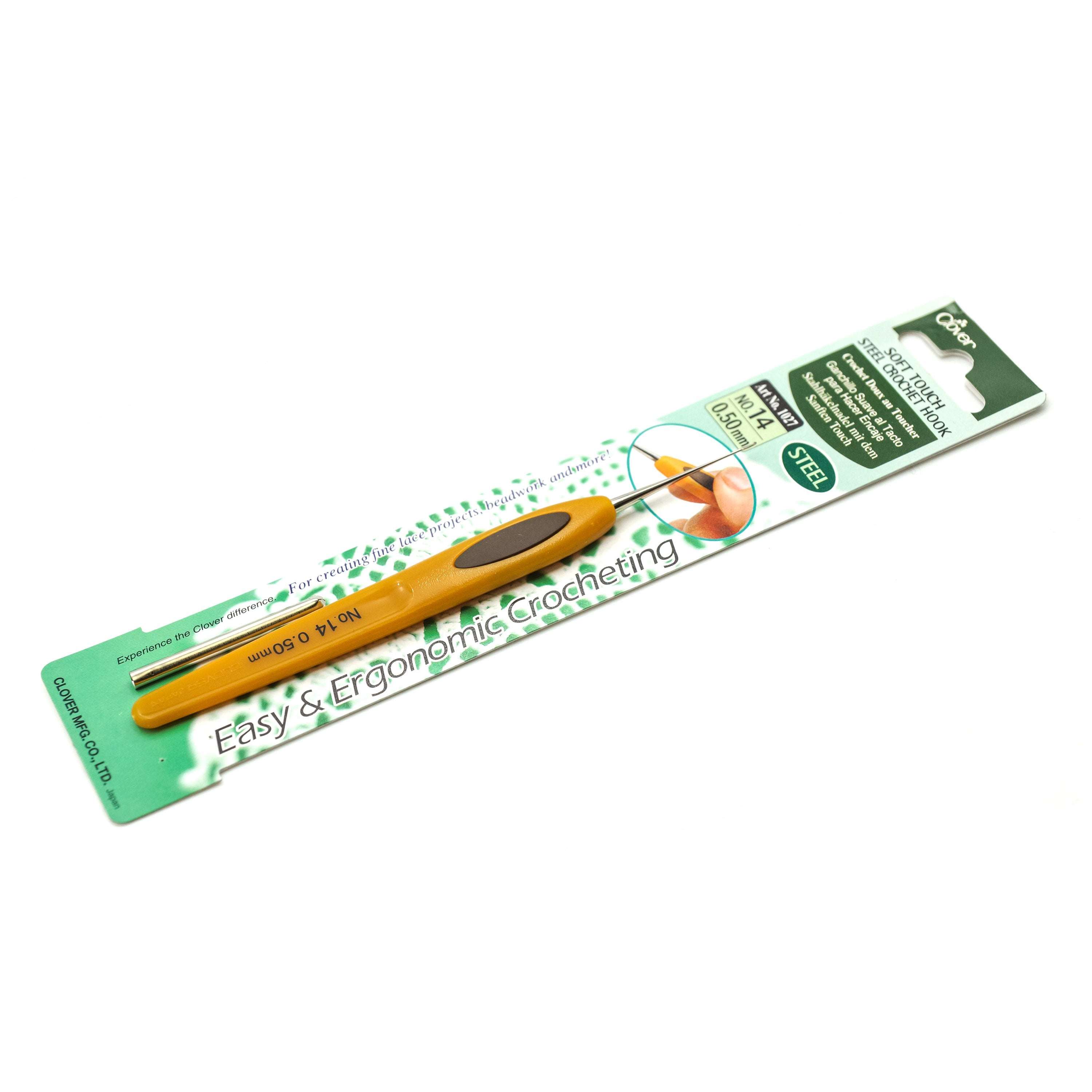 CLV - Soft Touch Steel Crochet Hook 14 (0.50 mm) - 0