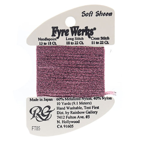 RBGL - Fyre Werks Soft Sheen - FT-085 - Cashmere Rose