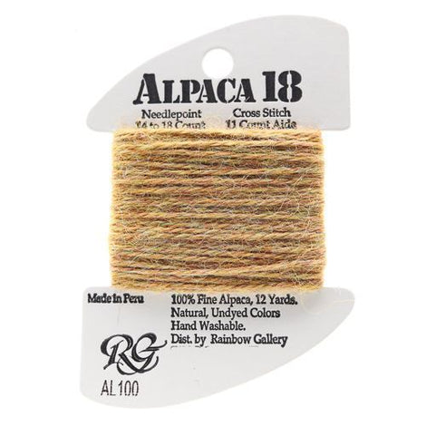 RBGL - Alpaca 18 - AL-0100 - Oat Straw