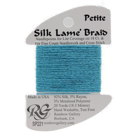RBGL - Silk Lame Braid - 18 Count - SL-0221 - Capri Breeze