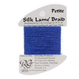 RBGL - Silk Lame Braid - 13 Count - LB-0223 - Crystal Blue