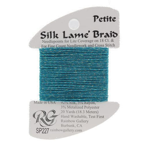 RBGL - Silk Lame Braid - 13 Count - LB-0227 - Aruba Blue
