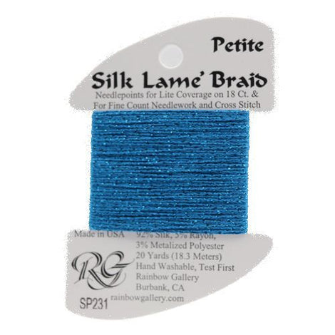 RBGL - Silk Lame Braid - 13 Count - LB-0231 - Blue Jewel