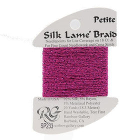 RBGL - Silk Lame Braid - 13 Count - LB-0233 - Festival Fuchsia