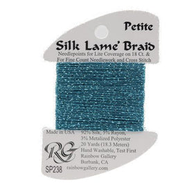 RBGL - Silk Lame Braid - Petite - SP-0238 - Teal Zeal