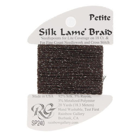 RBGL - Silk Lame Braid - 18 Count - SL-0240 - Seal Skin