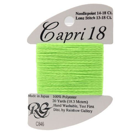RBGL - Capri 18 - C-0846 - Neon Green
