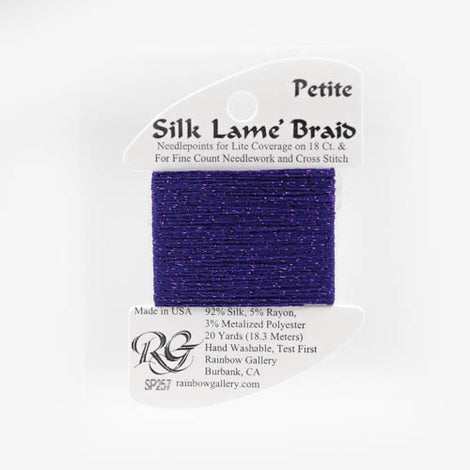 RBGL - Silk Lame Braid - Petite - SP-0257 - Boysenberry