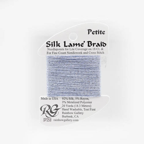 RBGL - Silk Lame Braid - 18 Count - SL-0258 - Gentle Grey