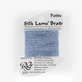 RBGL - Silk Lame Braid - Petite - SP-0259 - Blue Topaz