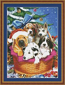 KSKR - 97273 - Christmas Puppies