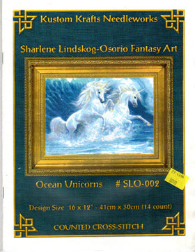 KSKR - SLO-002 - Sharlene Lindskog-Osorio Fantasy Art - Ocean Unicorns