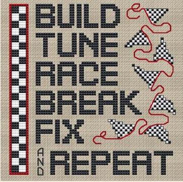 SHD - PS192 - Post Stitches - Auto Racing