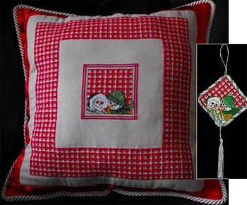 XNOH - S-435 - Snow Plaid Siblings