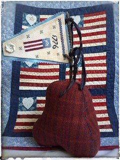DBT - 1776 Pennant & Embroidered Bell