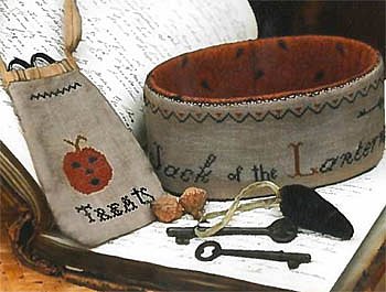 SNP - Jack of the Lantern Sewing Basket & Treat Bag