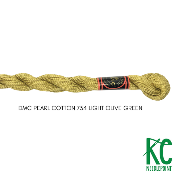 DMC - Perle #03 - 0734 - Broken Olive