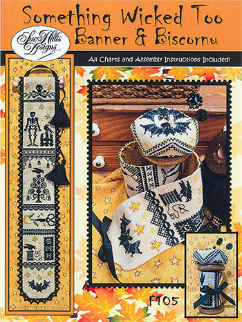 SHD - F105 - Something Wicked Too - Banner and Biscornu