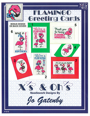 XNOH - P-615 - Flamingo Greeting Cards
