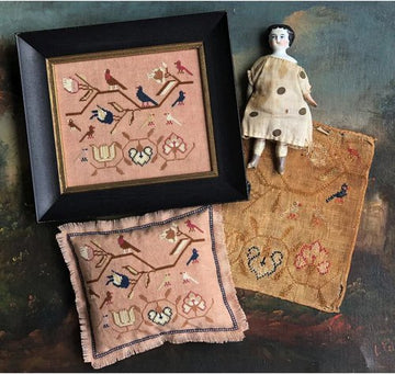 KABA - Eight Birds: A Reproduction of a Sampler From Glee Kruger's Collection