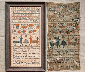HSS - Perry Pryor - A Faithfully Reproduced Antique Sampler