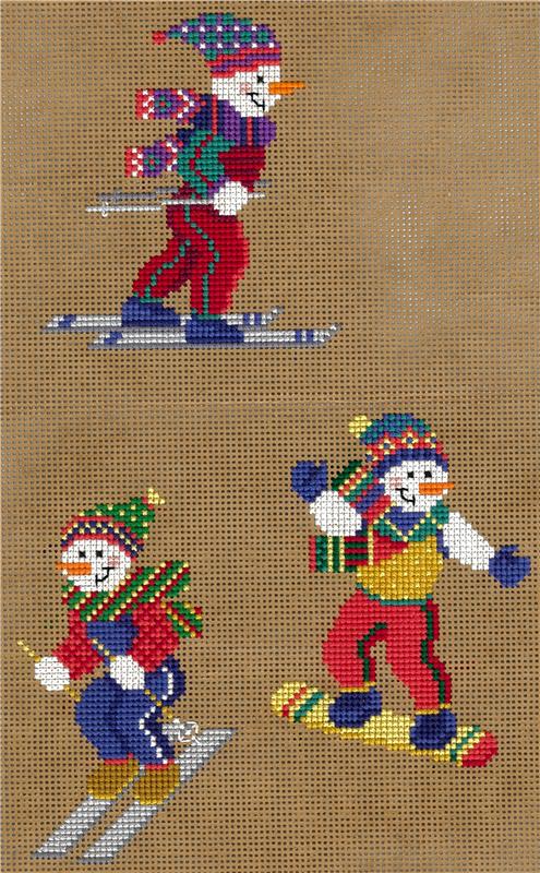 IMAG - 3319 - Sandra Cozzolino - Sporty Snowmen Ornaments II