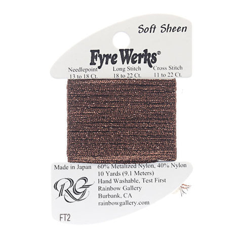RBGL - Fyre Werks Soft Sheen - FT-002 - Chocolate