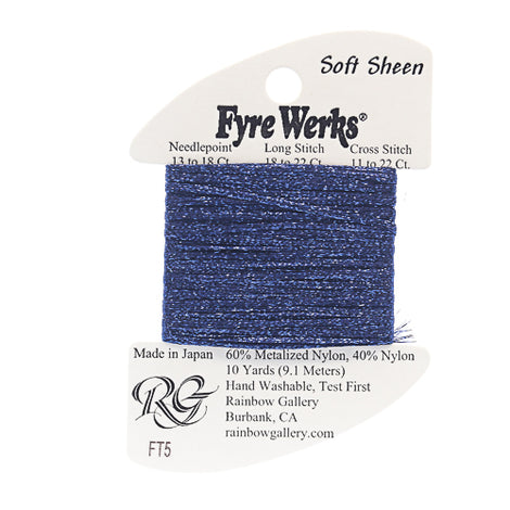 RBGL - Fyre Werks - Soft Sheen - FT-0005 - Navy Blue