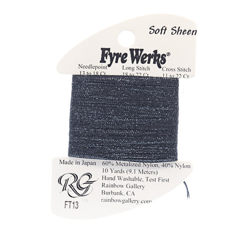 RBGL - Fyre Werks - Soft Sheen - FT-0013 - Charcoal