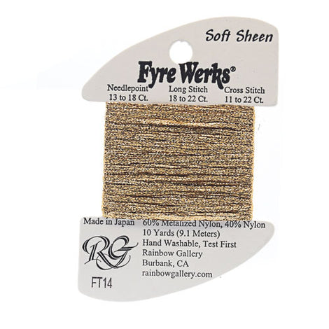 RBGL - Fyre Werks - Soft Sheen - FT-0014 - Vatican Gold