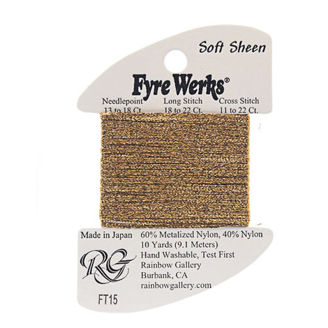 RBGL - Fyre Werks - Soft Sheen - FT-0015 - Old Gold