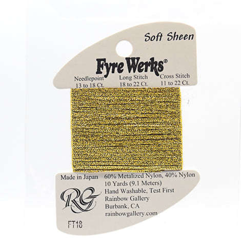 RBGL - Fyre Werks - Soft Sheen - FT-0018 - Yellow Gold