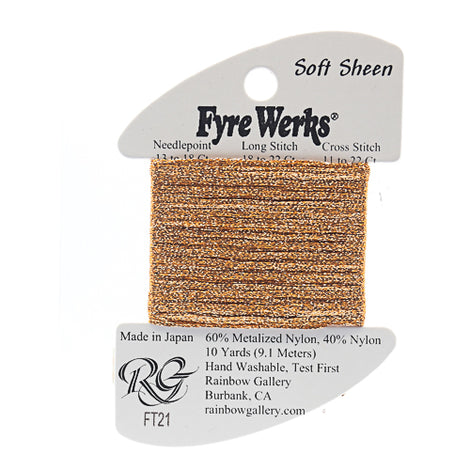 RBGL - Fyre Werks Soft Sheen - FT-021 - Light Copper