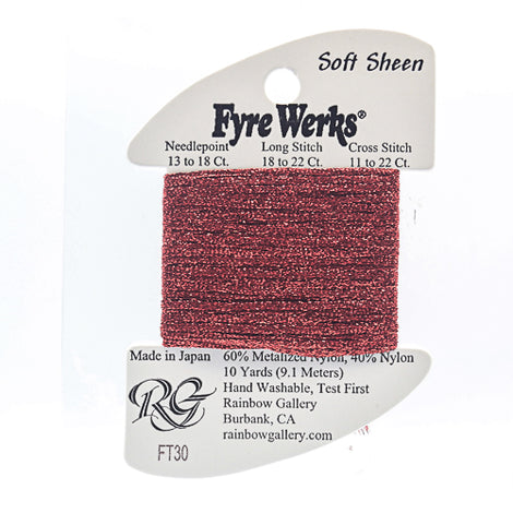 RBGL - Fyre Werks - Soft Sheen - FT-0030 - Red