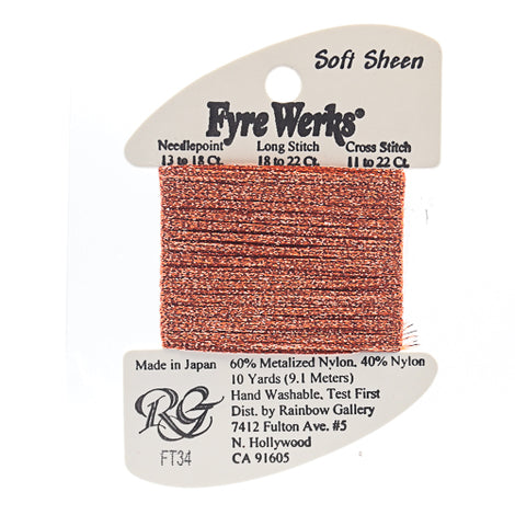 RBGL - Fyre Werks - Soft Sheen - FT-0034 - Red Orange