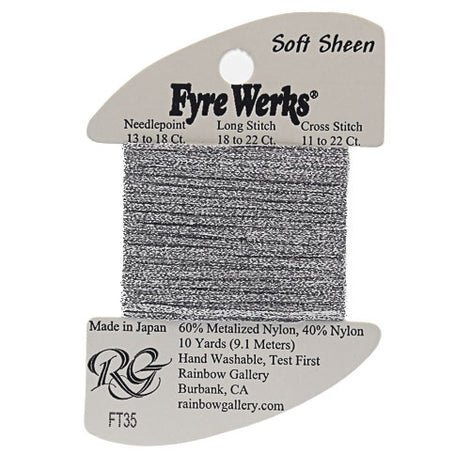 RBGL - Fyre Werks - Soft Sheen - FT-0035 - Smoke Grey