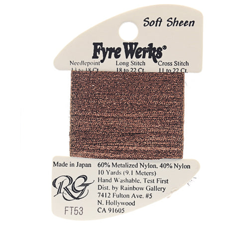 RBGL - Fyre Werks - Soft Sheen - FT-0053 - Espresso